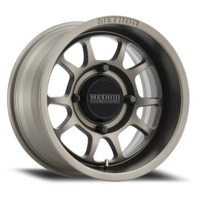 Method Racing Wheels - 15x10 Method MR409 Bead Grip - 4x156  5.5"BS - STEEL GREY