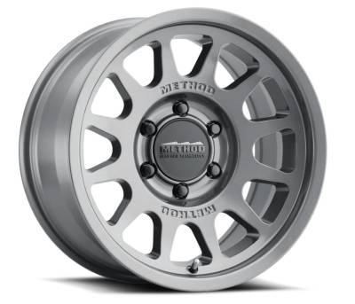 Method Racing Wheels - 16x6 Method MR703 Bead Grip - 5x130  6.17"BS - GLOSS TITANIUM