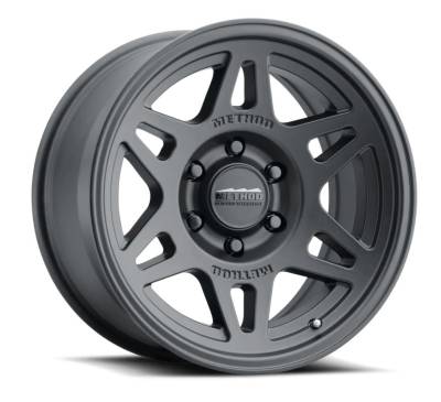 Method Racing Wheels - 17x7.5 Method MR706 Bead Grip - 5x130  6.2"BS - MATTE BLACK