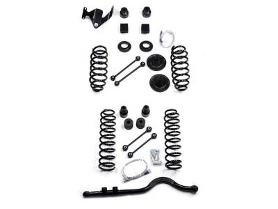 Tera-Flex Suspension - TeraFlex JK 2dr: 4" Coil Spring Lift Kit w/ Track Bar – No Shocks