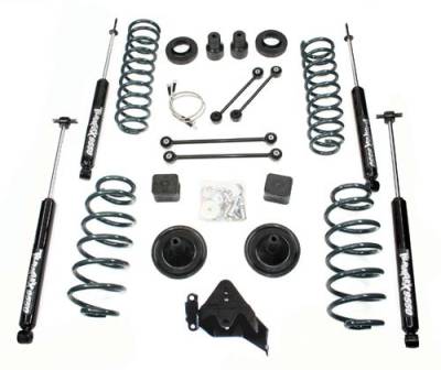 Tera-Flex Suspension - TeraFlex JK 4dr: 3" 4-FlexArm System no/Track Bar-w/9550 Shocks