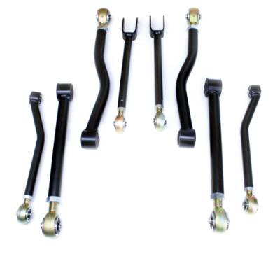 Tera-Flex Suspension - Teraflex JK  Alpine Adjustable Front & Rear Long FlexArms for 3-6 in. Lift