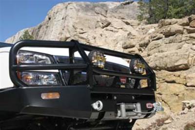 ARB 4x4 Accessories - ARB 4x4 Accessories 3462020 Front Deluxe Bull Bar Winch Mount Bumper