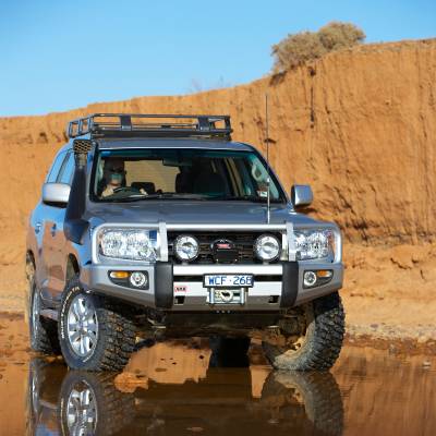 ARB 4x4 Accessories - ARB 4x4 Accessories 3415120 Front Deluxe Bull Bar Winch Mount Bumper