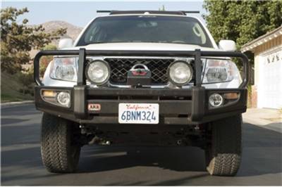 ARB 4x4 Accessories - ARB 4x4 Accessories 3438290 Front Deluxe Bull Bar Winch Mount Bumper