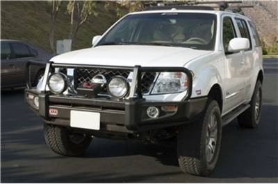 ARB 4x4 Accessories - ARB 4x4 Accessories 3438260 Front Deluxe Bull Bar Winch Mount Bumper