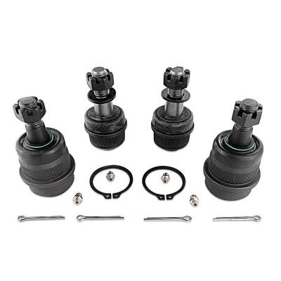 Apex Chassis - Apex Chassis Jeep HD Ball Joint Kit Front Upper/Lower (2)BJ107 (2)BJ109 For 99-02 Grand Cherokee 07-18 Wrangler JK