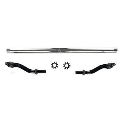 Apex Chassis - Apex Chassis Jeep JL / JT  2.5 Ton Extreme Duty Tie Rod Assembly in Polished Aluminum Fits 18-22 Jeep Wrangler 19-21 Gladiator Fits a Dana 30