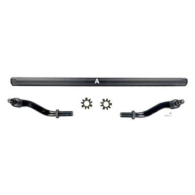 Apex Chassis - Apex Chassis Jeep JL / JT  2.5 Ton Extreme Duty Tie Rod Assembly in Black Aluminum Fits 18-22 Jeep Wrangler 19-21 Gladiator Fits a Dana 30 ax