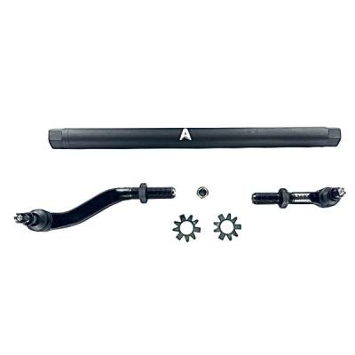 Apex Chassis - Apex Chassis JK 2.5 Ton Extreme Duty Yes Flip Drag Link Assembly in Black Aluminum Fits 07-18 Jeep Wrangler JK Fits a axles with a lift of 3.