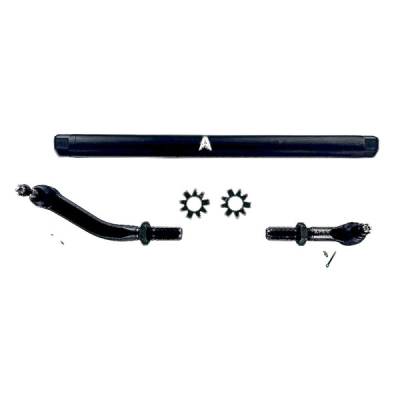 Apex Chassis - Apex Chassis Jeep JL / JT  2.5 Ton Extreme Duty No Flip Drag Link Assembly in Black Aluminum Fits 18-22 Jeep Wrangler 19-21 Gladiator Fits a