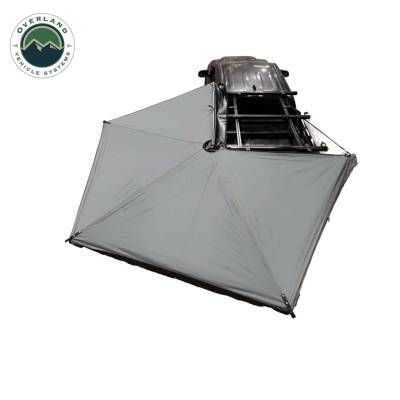 Overland Vehicle Systems - Nomadic 270 LTE Awning, Brackets, 4 Wall Set - Driverside