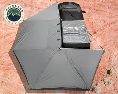 Overland Vehicle Systems - Nomadic Awning 270 Awning & Wall 1, 2, & 3, Mounting Brackets - Driverside