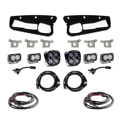 Baja Designs - Baja Designs Bronco Clear SAE Fog Pocket Kit 21-Up Ford Bronco