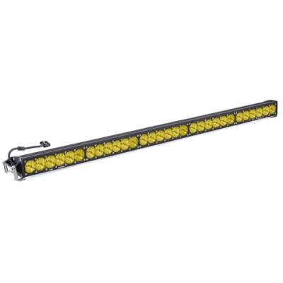 Baja Designs - Baja Designs 50 Inch LED Light Bar Amber Wide Driving Pattern OnX6 Series