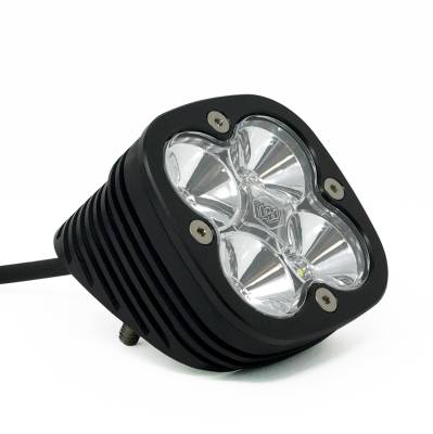 Baja Designs - Baja Designs Flush Mount LED Light Pod Angled Black Clear Lens Work/Scene Pattern Squadron Pro