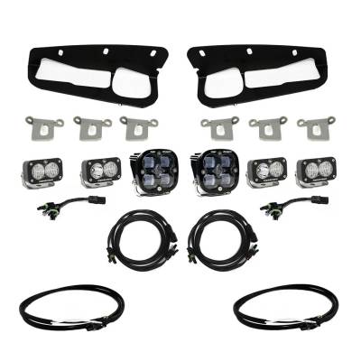 Baja Designs - Baja Designs Bronco Clear SAE Fog Pocket Kit 21-Up Ford Bronco w/Upfitter