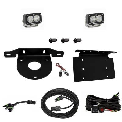 Baja Designs - Baja Designs Bronco Dual S2 Sport W/C Reverse Kit w/Lic Plate 21-Up Ford Bronco