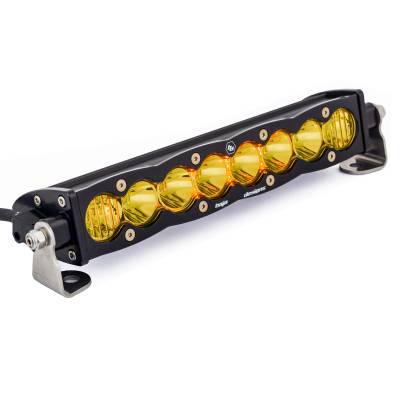 Baja Designs - Baja Designs 10 Inch LED Light Bar Driving Combo Amber Lens Pattern S8 Series