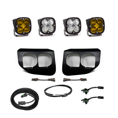 Baja Designs - Baja Designs  Ford Super Duty (20-22) Fog Lights FPK Amber SAE/Pro DC w/Upfitter