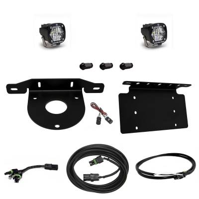 Baja Designs - Baja Designs Ford Bronco Dual S1 W/C Reverse Kit w/Lic Plate w/Upfitter