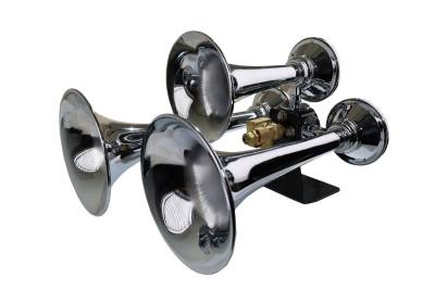 Kleinn Automotive Air Horns - Kleinn Automotive Air Horns 502 Chrome Triple Horn