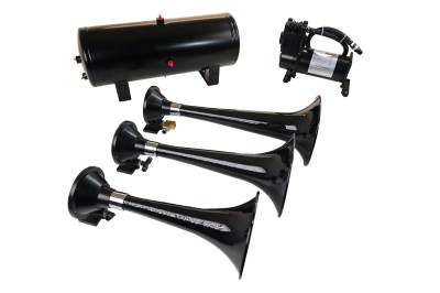 Kleinn Automotive Air Horns - Kleinn Automotive Air Horns HK7 Pro Blaster Triple Horn Kit