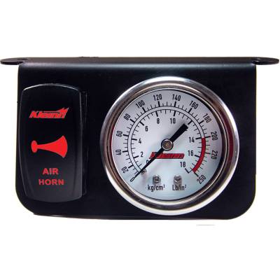 Kleinn Automotive Air Horns - Kleinn Automotive Air Horns 1303R Air Pressure Gauge