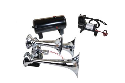 Kleinn Automotive Air Horns - Kleinn Automotive Air Horns HK6 Pro Blaster Triple Horn Kit