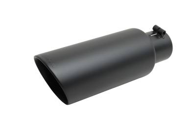 Gibson Performance - Gibson Performance 500419-B Black Ceramic Exhaust Tip