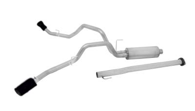 Gibson Performance - Gibson Performance 69021B Black Elite Cat-Back Dual Extreme Exhaust System