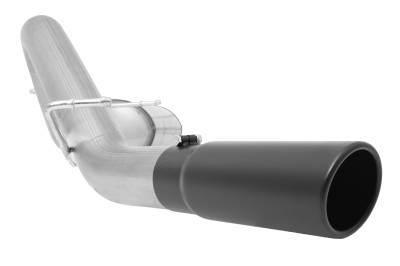 Gibson Performance - Gibson Performance 616610B Black Elite Filter-Back Single Exhaust System