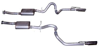 Gibson Performance - Gibson Performance 619003 Cat-Back Dual Split Exhaust System