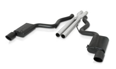 Gibson Performance - Gibson Performance 619013-B Cat-Back Dual Split Exhaust System