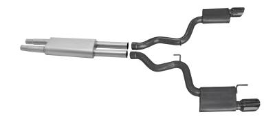 Gibson Performance - Gibson Performance 619015-B Cat-Back Dual Split Exhaust System