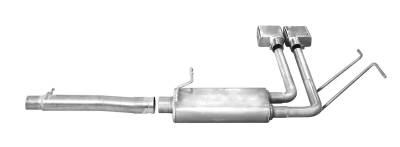 Gibson Performance - Gibson Performance 65675 Cat-Back Super Truck Exhaust