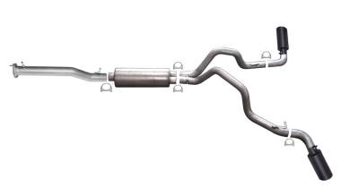 Gibson Performance - Gibson Performance 65652B Black Elite Cat-Back Dual Extreme Exhaust System