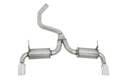 Gibson Performance - Gibson Performance 617208B Black Elite Cat-Back Dual Split Exhaust System