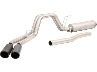 Gibson Performance - Gibson Performance 69135B Black Elite Cat-Back Dual Sport Exhaust System