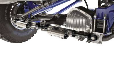 Fabtech - Fabtech FTS221152 Dual Dirt Logic 2.25 Stainless Steel Steering Stabilizer Kit