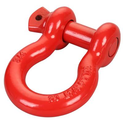 Bulldog Winch - Bulldog 3/4" Shackle 9.5k WLL RED Powder Coat