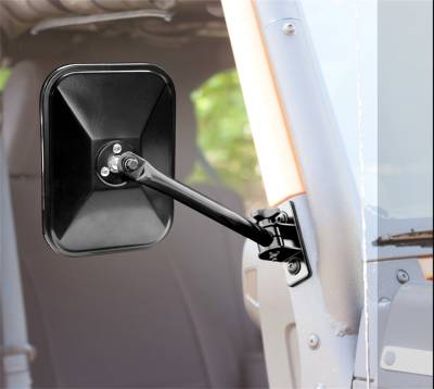 Rugged Ridge - Rugged Ridge 11025.12 Quick Release Mirror Kit