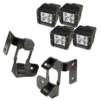 Rugged Ridge - Rugged Ridge 11232.33 A-Pillar Light Kit