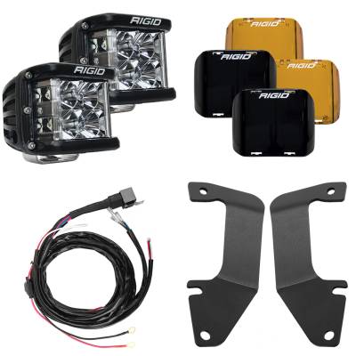 Rigid Industries - Rigid Industries 46705 A-Pillar D-SS Series Light Mount Kit