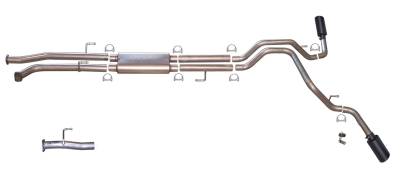 Gibson Performance - Gibson Performance 67501B Black Elite Cat-Back Dual Extreme Exhaust System