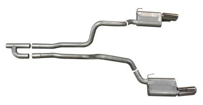 Gibson Performance - Gibson Performance 619005 Cat-Back Dual Split Exhaust System