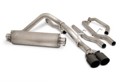 Gibson Performance - Gibson Performance 67104B Black Elite Cat-Back Dual Sport Exhaust System