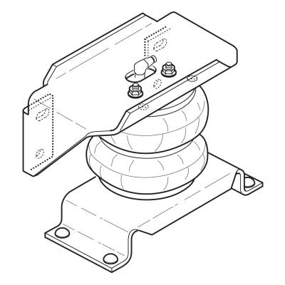 Firestone Ride-Rite - Firestone Ride-Rite 2404 Ride-Rite Air Helper Spring Kit