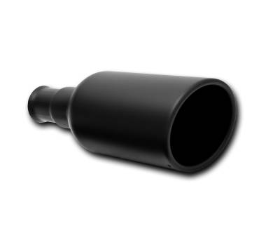 Gibson Performance - Gibson Performance 500682-B Black Ceramic Exhaust Tip