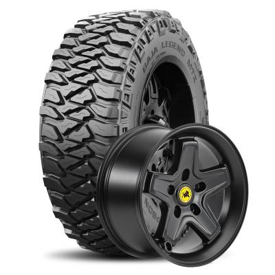 Mickey Thompson - LT315/70R17 M/T BAJA LEGEND MTZ RWL on 17x9 AEV Pintler Flat Black